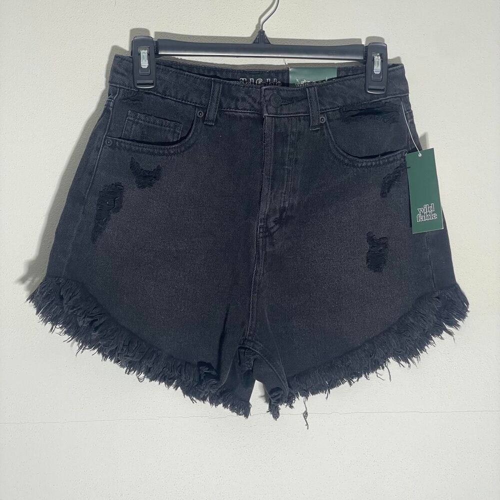 Wild-fable Women's Black Shorts